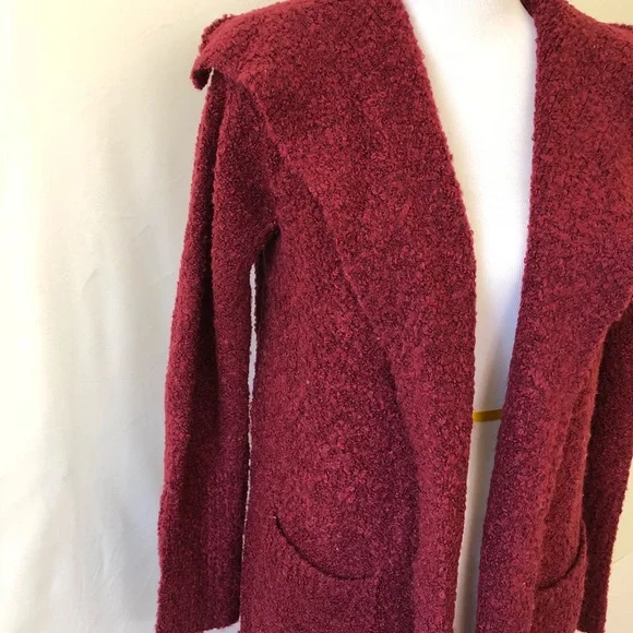 MINKPINK oxblood long cardigan - Picture 2 of 6